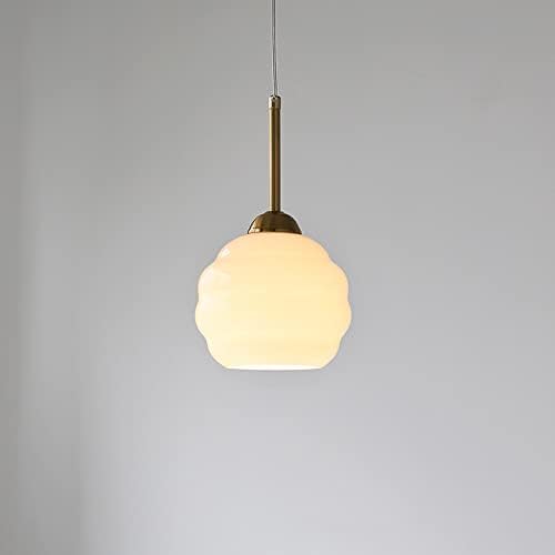 BayDe Modern Adjustable Glass Chandelier Pendant Light