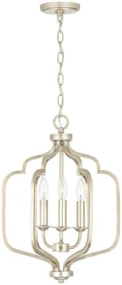 Capital Lighting 538731WG Ophelia 3-Light Pendant Light Winter Gold