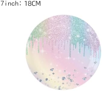 41 Pcs Iridescent Diamond Party Decorations Set