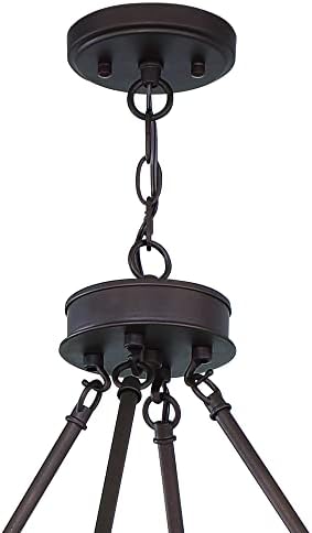 Vanity Art 12 Lights Wagon Wheel Chandelier Farmhouse Ceiling Light