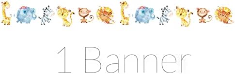 Jungle Safari Tablecloth with Oh Baby Banner Set