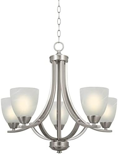 Kira Home Weston 24 In 5 Light Chandelier