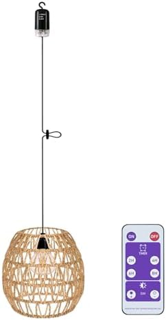 Battery Operated Outdoor Chandelier with Remote Control