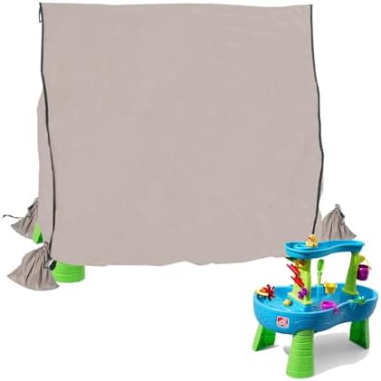 NUENSS-ROR Kids Water Table Cover Heavy Duty Khaki