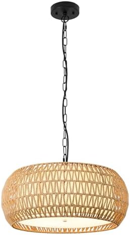 19 Inch Boho Chandelier with 5 Lights