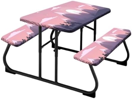 6ft Purple Picnic Table Cover with Waterproof Design