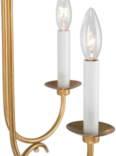 KSANA 5 Light Gold Chandelier Dining Room Fixture