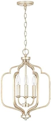 Capital Lighting 538731WG Ophelia 3-Light Pendant Light Winter Gold