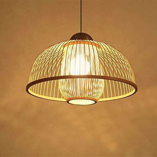 Woven Bamboo Candle Chandelier for Home Decor
