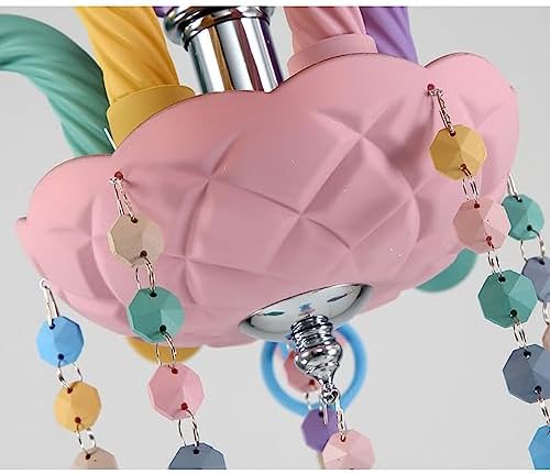 Fruid Childrens Chandelier with 5 Colorful Lights