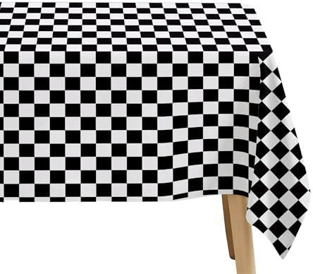 FVABO Racing Party Table Cover 3pcs Fast One Birthday Tablecloth