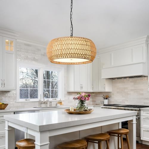 19 Inch Boho Chandelier with 5 Lights