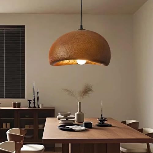 Japanese Style Wabi Sabi Resin Pendant Light