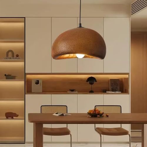 Japanese Style Wabi Sabi Resin Pendant Light