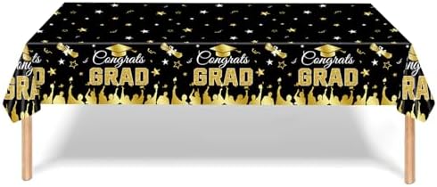 Graduation Tablecloth Party Decorations 3Pcs