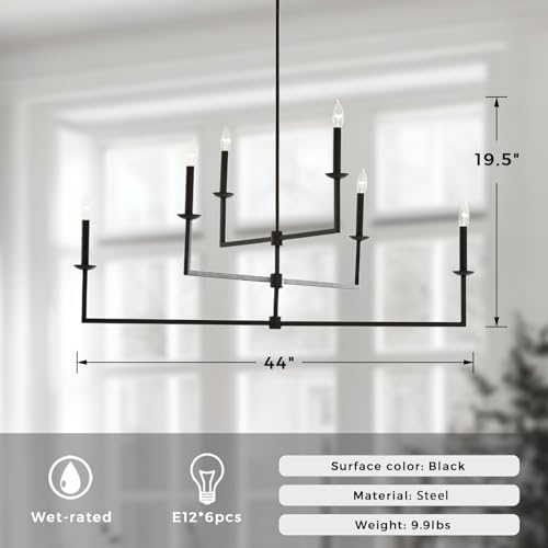 Dimmable Bronze Chandelier for Living Room