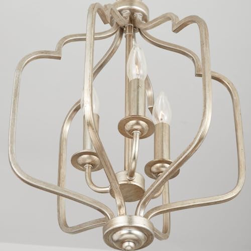 Capital Lighting 538731WG Ophelia 3-Light Pendant Light Winter Gold