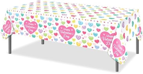 Lide Road Valentines Day Tablecloth 2 Pcs 54x87In