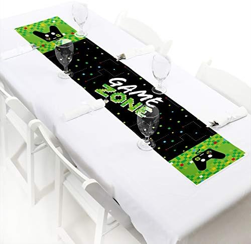 Big Dot of Happiness Game Zone Table Runner 12x60 Inches
