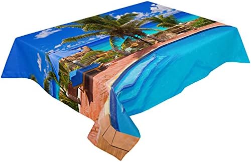ZOE GARDEN Rectangle Tablecloth Waterproof Stainproof