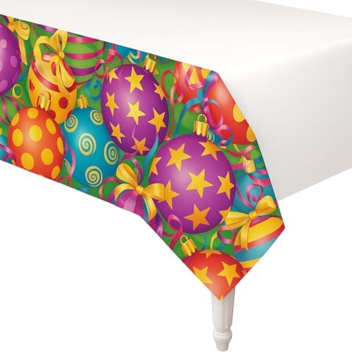 Oojami Happy Birthday Balloons Table Covers Set of 4