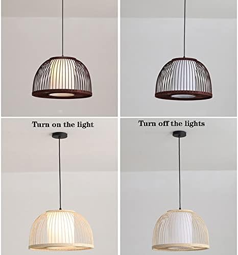 Bamboo Weave Chinese Style Chandelier Ceiling Light