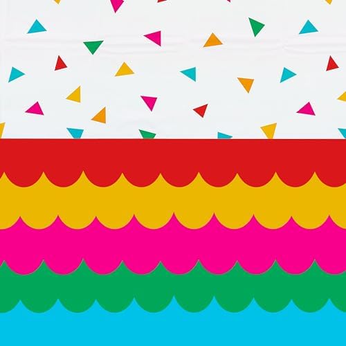 American Greetings 3-Count Fiesta Plastic Table Covers