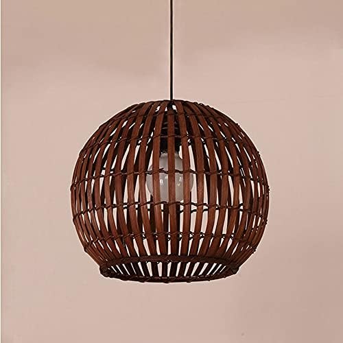 Modern Industrial Bamboo Wicker Chandelier Light