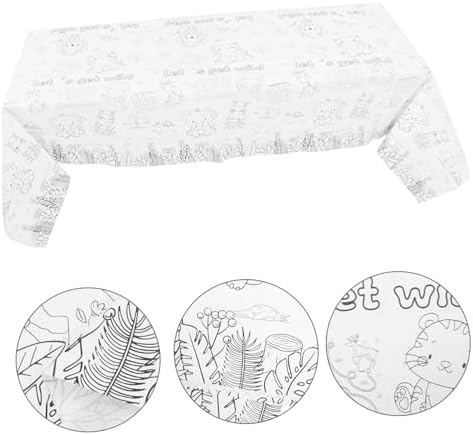 Zoo Theme Birthday Tablecloth for Kids and Adults