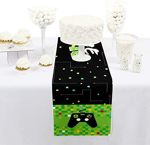 Big Dot of Happiness Game Zone Table Runner 12x60 Inches