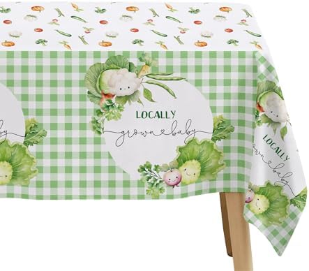 Locally Grown Baby Shower Tablecloth 3 Pack