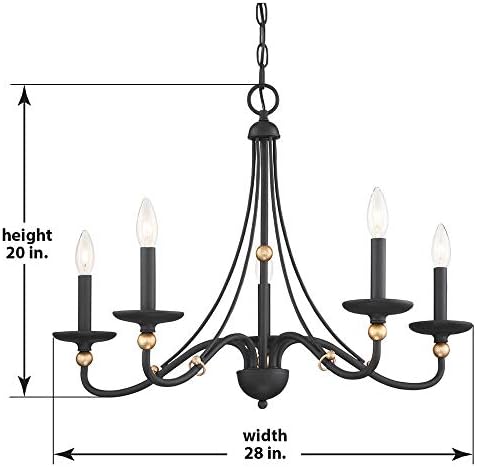 Minka Lavery 1045-677 5-Light Candle Chandelier