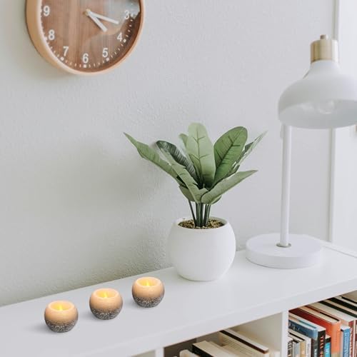 FURORA LIGHTING Glitter Flameless Candles Pack of 3