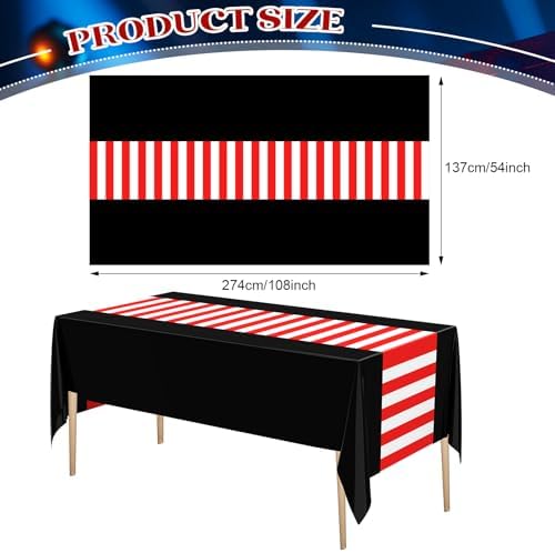 Oudain 3 Pcs Wizard Tablecloth Halloween Party Cover