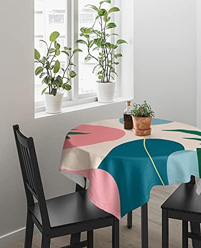 ZOE GARDEN Square Tablecloth Waterproof Stainproof