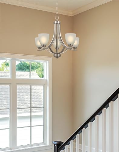 Kira Home Weston 24 In 5 Light Chandelier