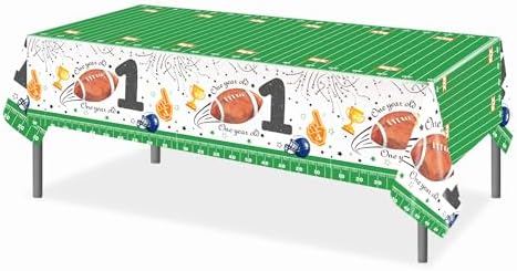 Lide Road Rugby Party Tablecloth 2 Pcs 54x87In