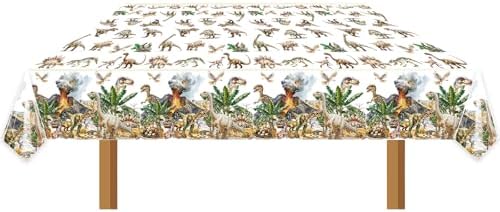 Dinosaur Party Tablecloth for Boys 1st 2nd 3rd 4th 5th 10th Birthday