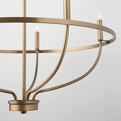 HomePlace Lighting Greyson Urban Industrial Candle Chandelier 5 Light
