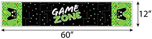 Big Dot of Happiness Game Zone Table Runner 12x60 Inches
