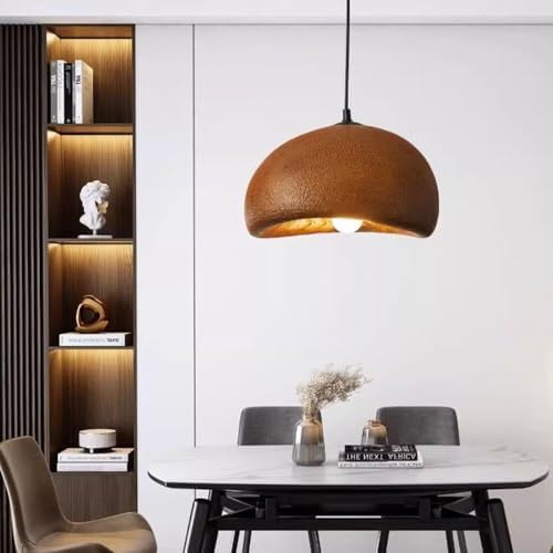 Japanese Style Wabi Sabi Resin Pendant Light
