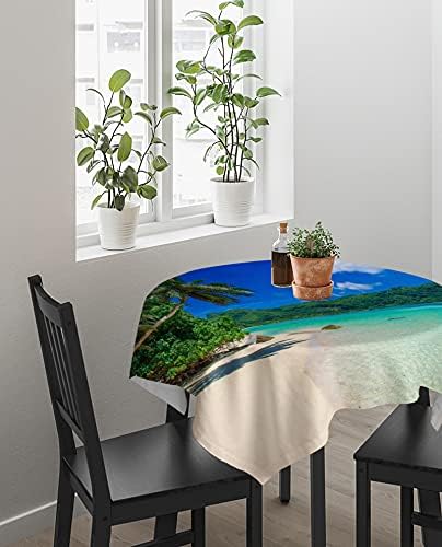Square Tablecloth Waterproof Stainproof for Home Events
