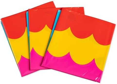 American Greetings 3-Count Fiesta Plastic Table Covers