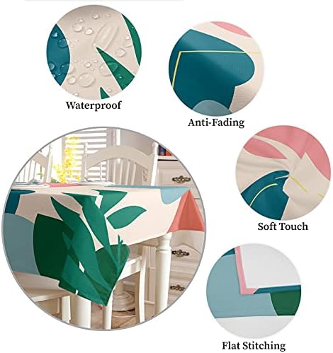 ZOE GARDEN Square Tablecloth Waterproof Stainproof