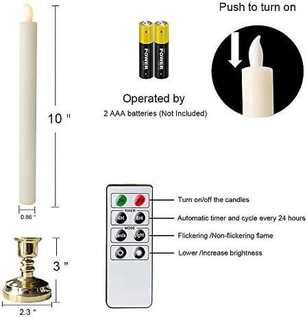 Eldnacele Flameless Window Candles with Remote Timer 1