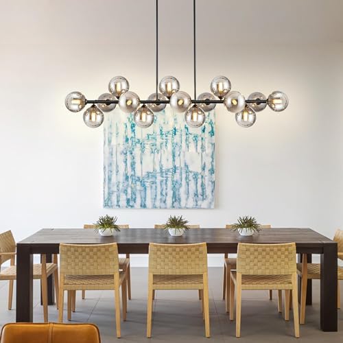 Modern 16-Light Farmhouse Chandelier for Kitchen Dining Room
