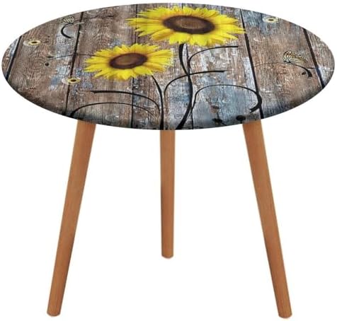 Outdoor Round Tablecloth 32 Inches Fits 24 Inch Table
