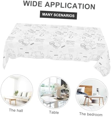 Homoyoyo Birthday Coloring Tablecloth for Kids