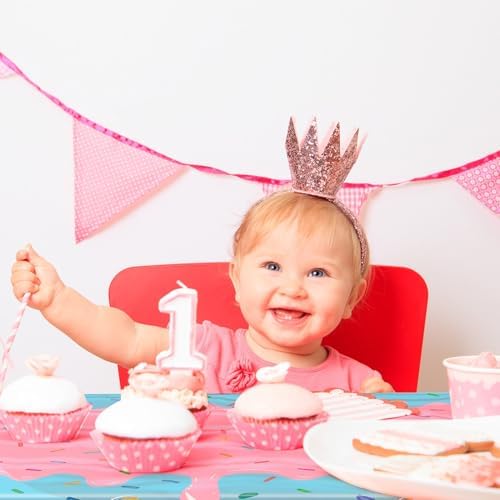 Ice Cream Party Table Covers 4 Pack 54 x 108 Inch