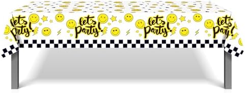 2 Pcs One Happy Dude Tablecloths Birthday Party Decor